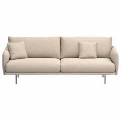 Canapé 3 places Isly en tissu chiné - 205 cm