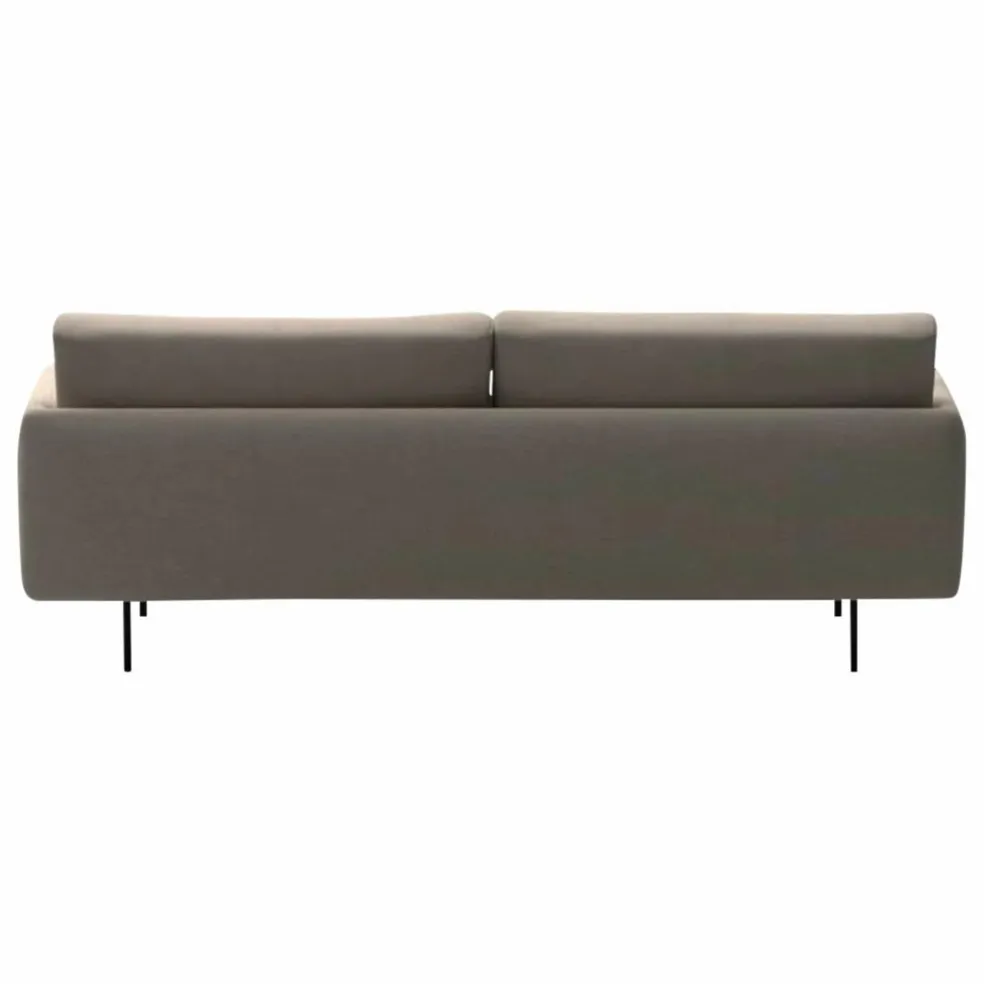 Canapé 3 places Isly en velours gratté - 205 cm | Vert kaki