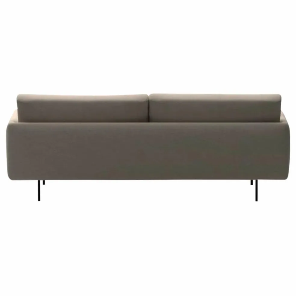Canapé 3 places Isly en velours gratté - 205 cm | Cognac