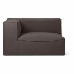 Canapé Catena module angle gauche | Marron