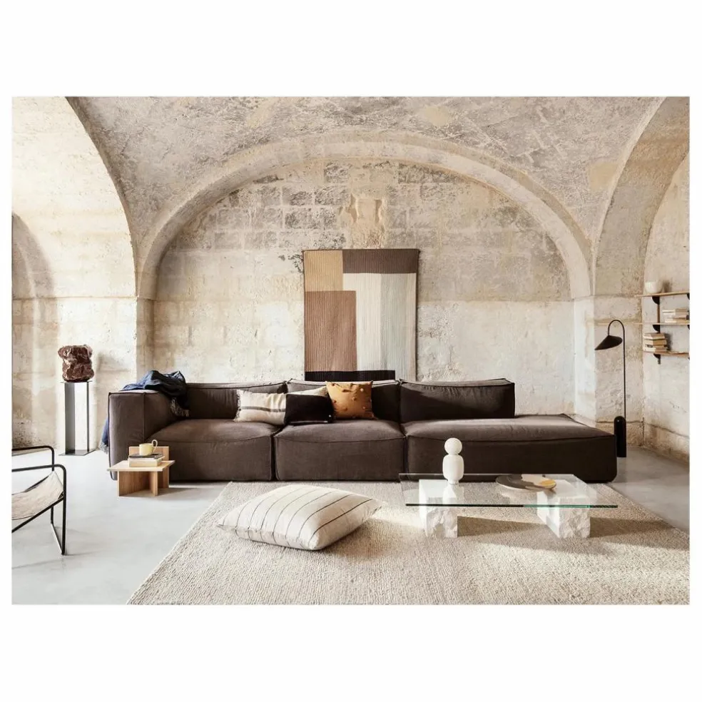 Canapé Catena module angle gauche | Marron