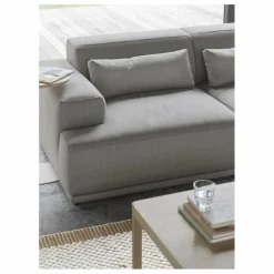 Canapé Connect Soft, 2 places | Gris clair