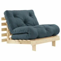 Canapé convertible Roots 90 | Bleu pétrole