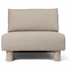 Canapé Dase bouclé module centre | Beige