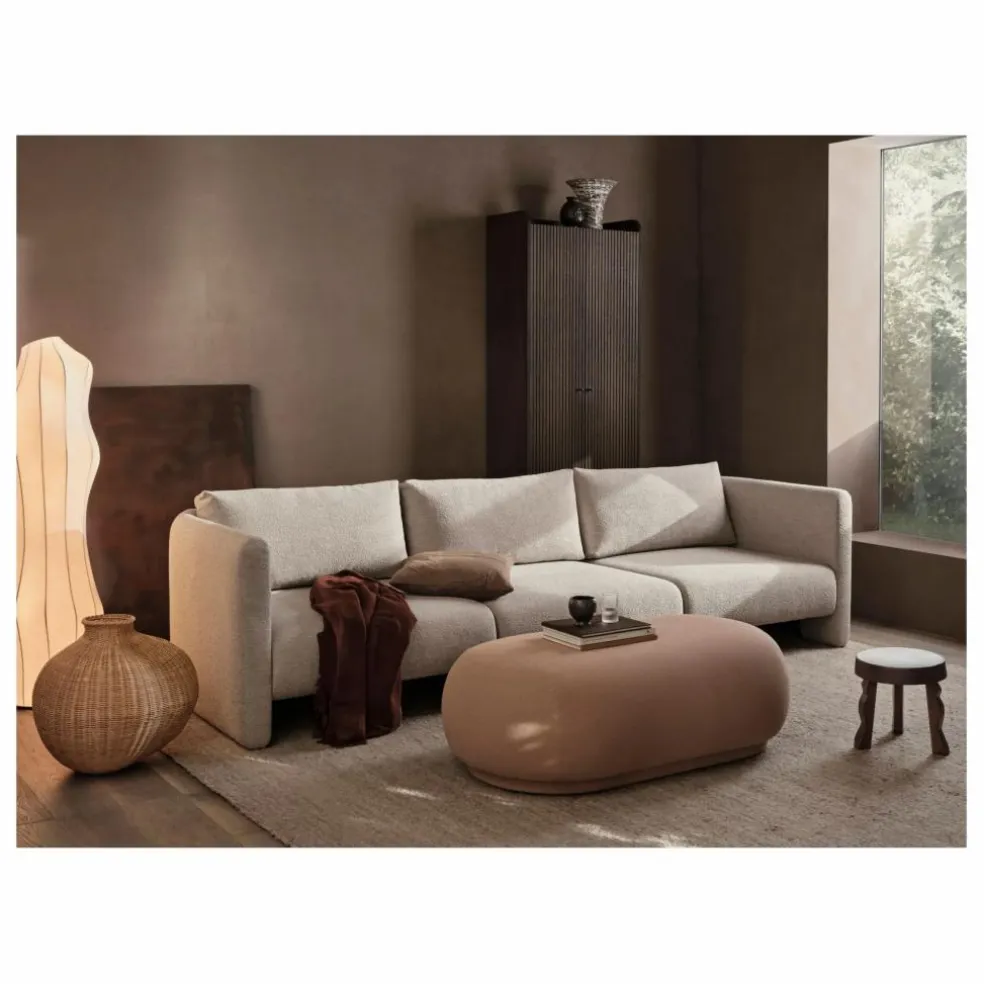 Canapé Dase bouclé module centre | Beige