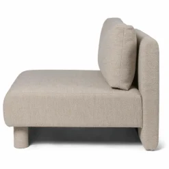 Canapé Dase bouclé module centre | Beige