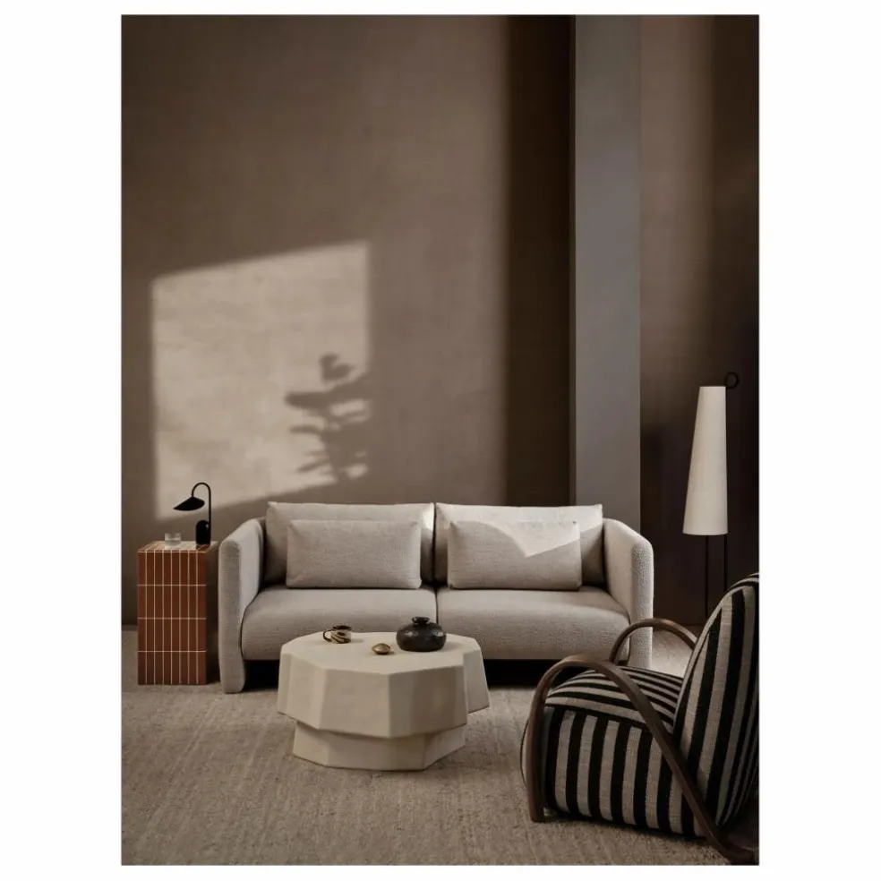 Canapé Dase bouclé module droit | Beige