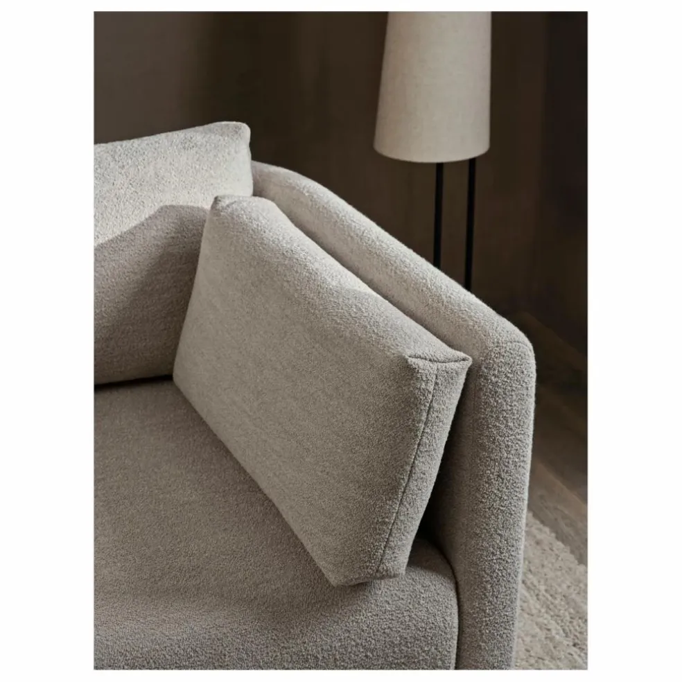 Canapé Dase bouclé module droit | Beige