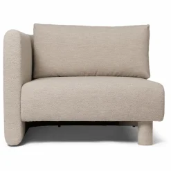 Canapé Dase bouclé module gauche | Beige