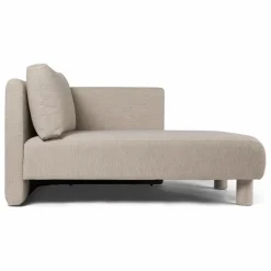 Canapé Dase bouclé méridienne droite | Beige