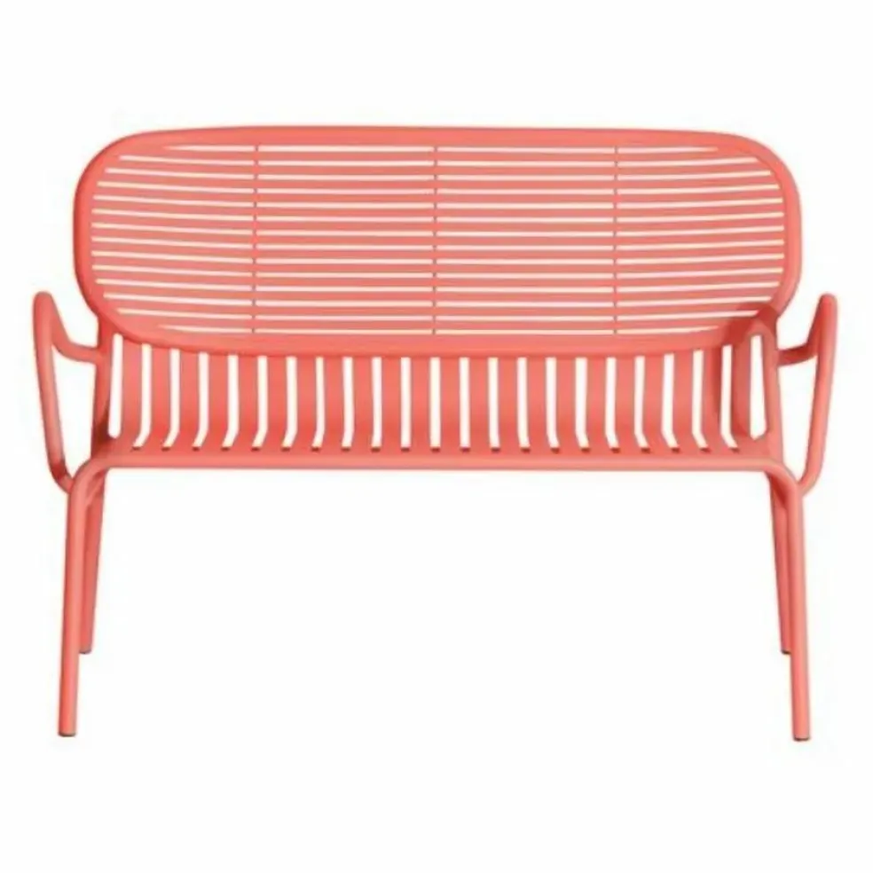 Canapé de jardin Week-end 2 places | Corail