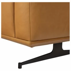 Canapé Inland AV22 en cuir noble | Cognac