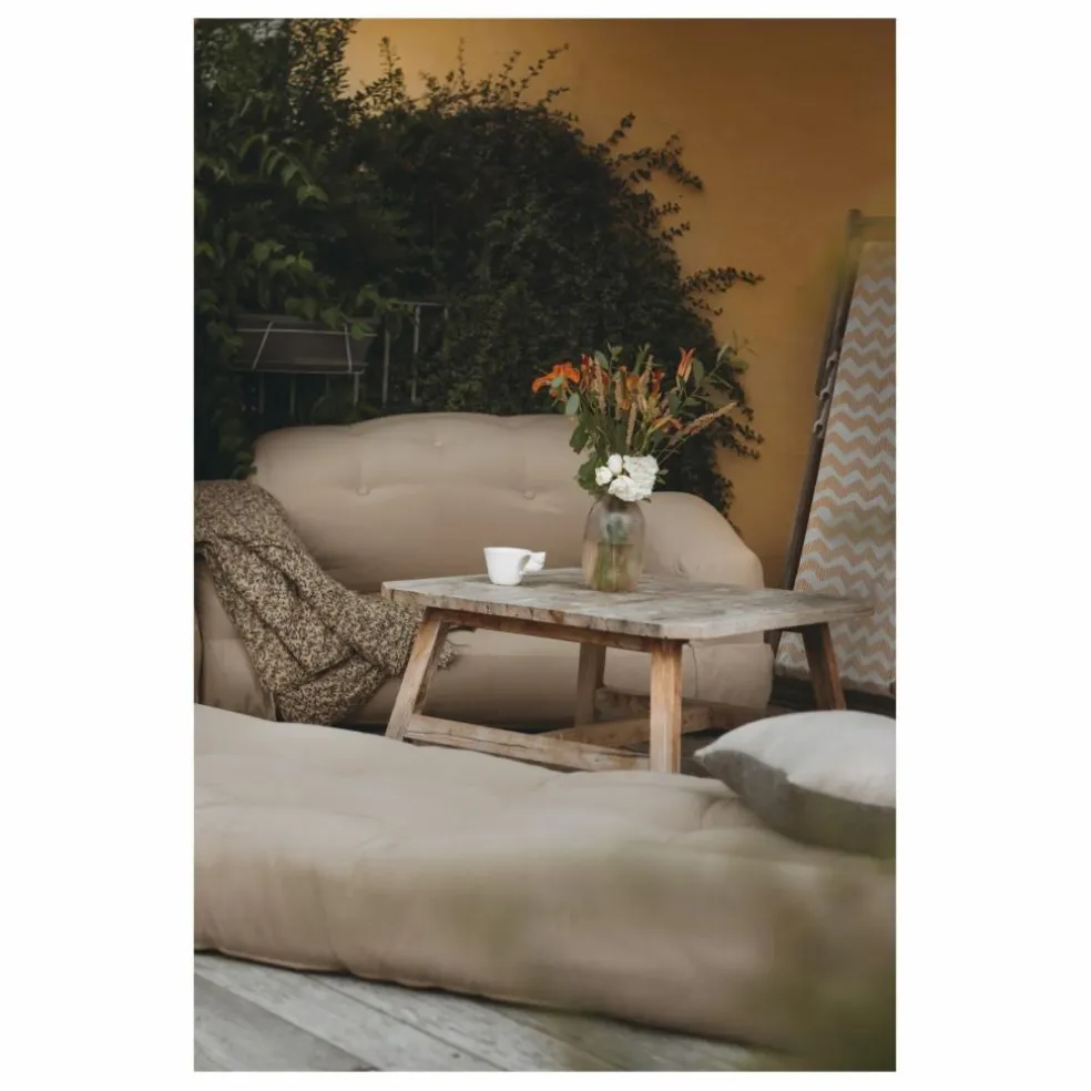 Canapé-pouf outdoor | Beige