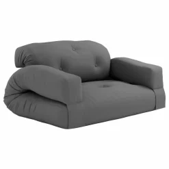 Canapé-pouf outdoor | Gris foncé