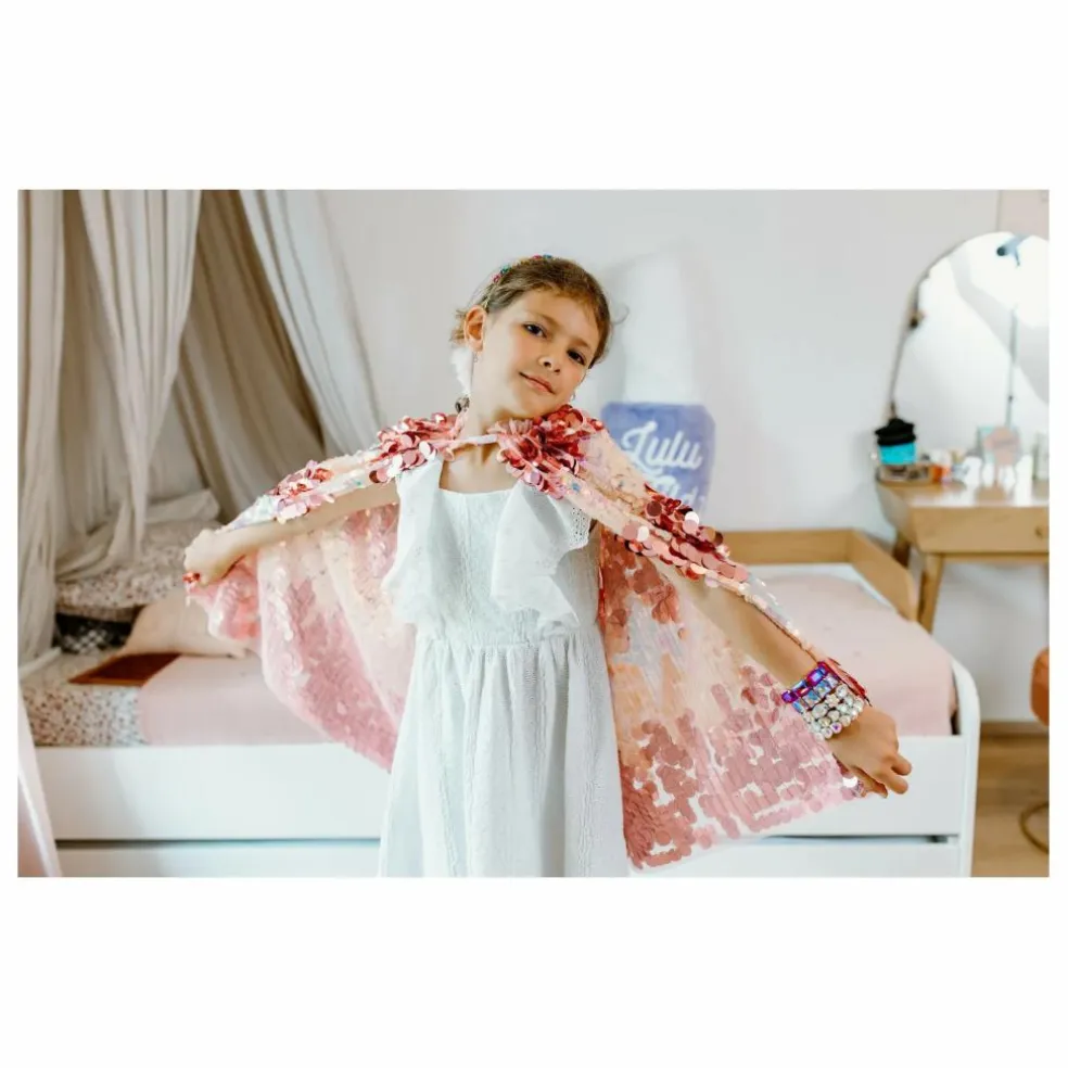 Cape à sequin The 5th Avenue | Rose
