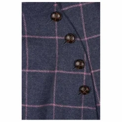 Cape Clery Carreaux Laine | Violet