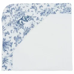 Cape de bain Toile de Jouy | Bleu marine