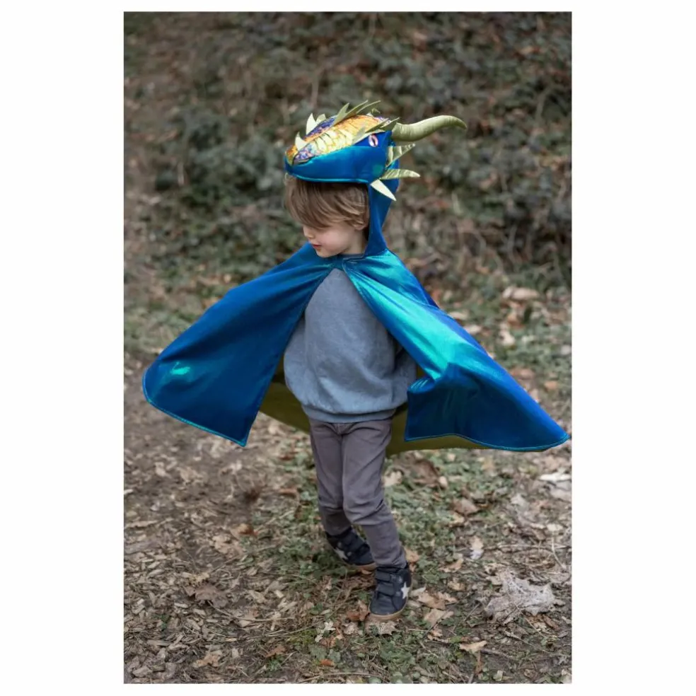 Cape Dragon irisée | Bleu