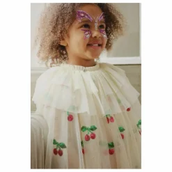 Cape et baguette Cherry | Blanc