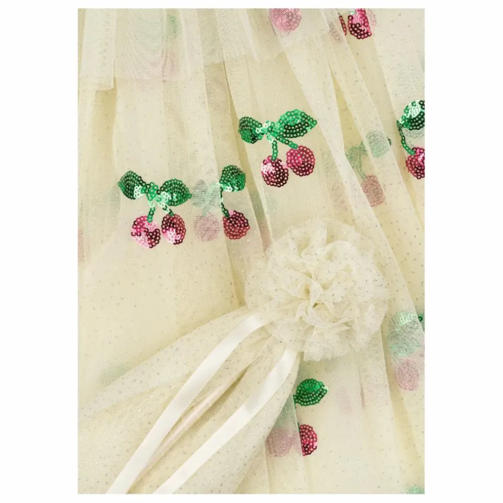 Cape et baguette Cherry | Blanc