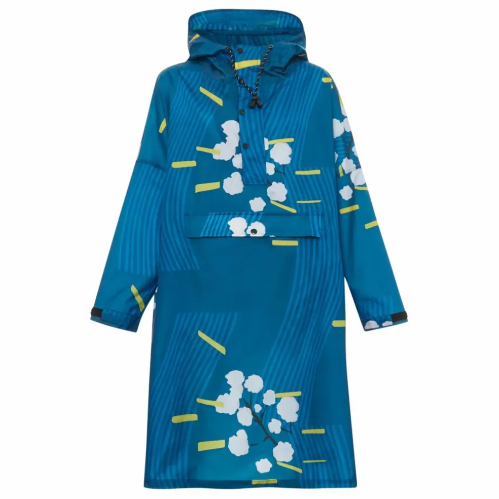 Cape Imperméable Japanese Blossom | Bleu