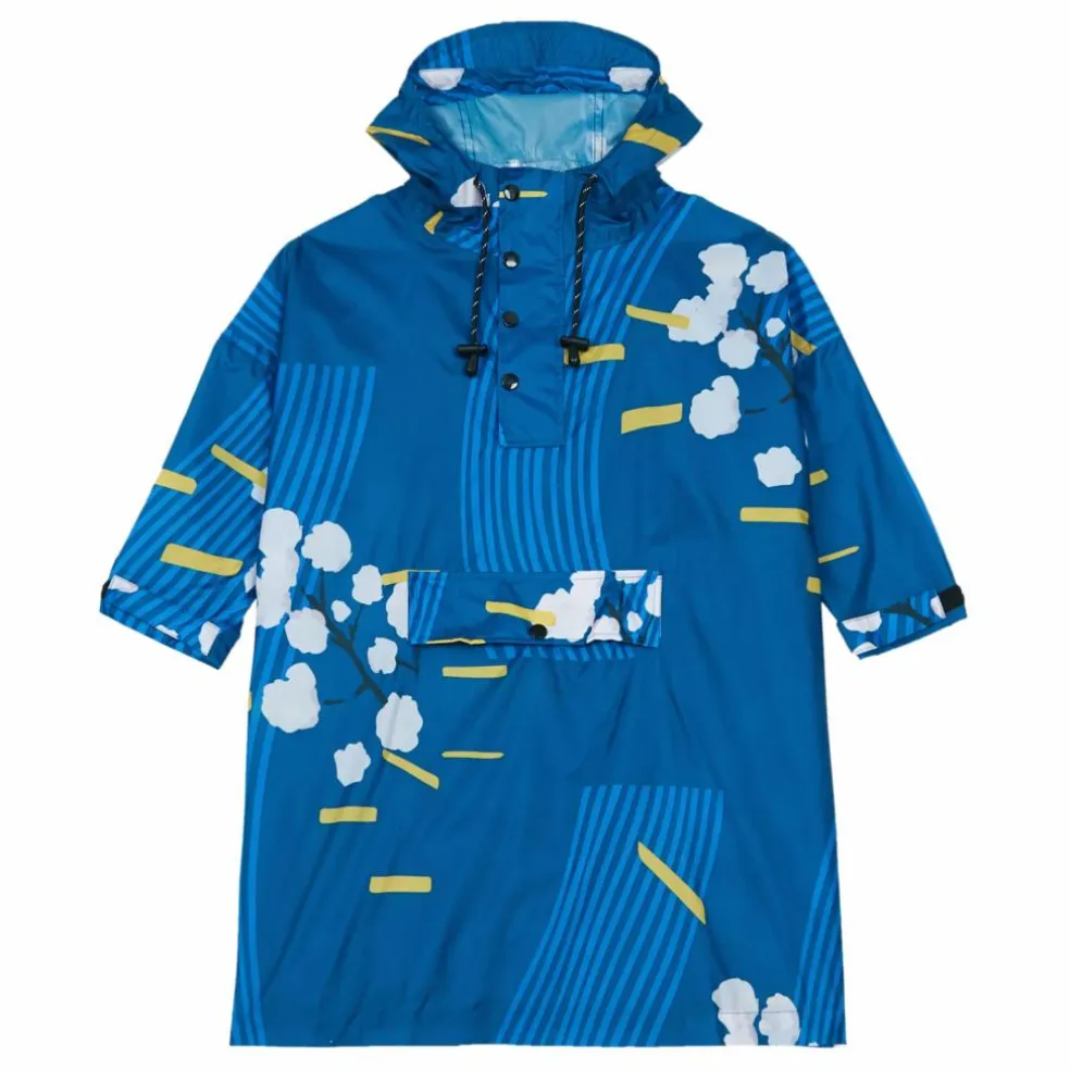Cape Imperméable Japanese Blossom - Collection Enfant | Bleu
