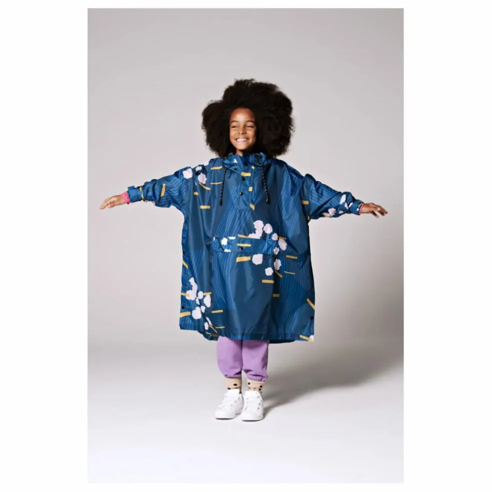 Cape Imperméable Japanese Blossom - Collection Enfant | Bleu