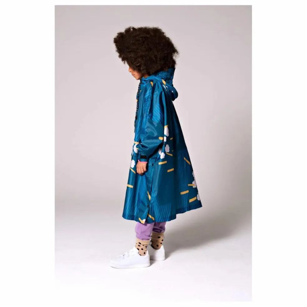Cape Imperméable Japanese Blossom - Collection Enfant | Bleu