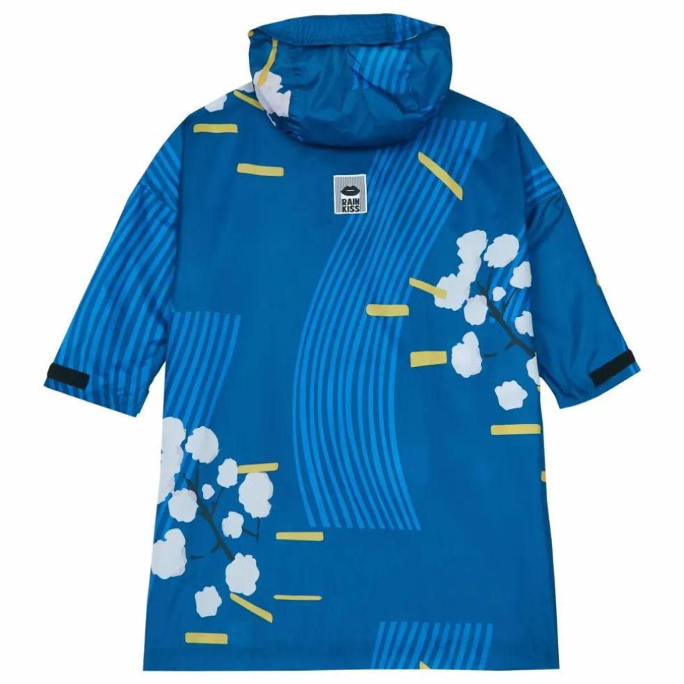 Cape Imperméable Japanese Blossom - Collection Enfant | Bleu