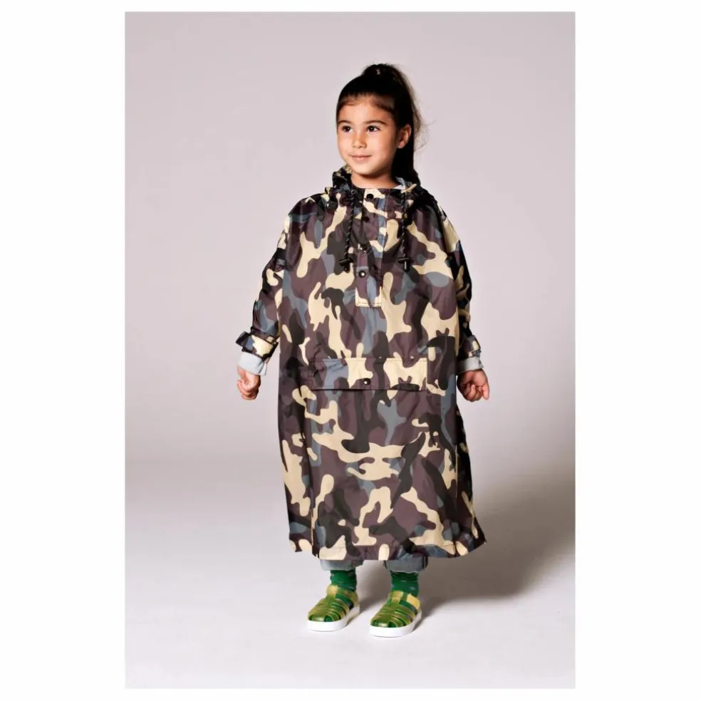 Cape Imperméable Jungle Camo - Collection Enfant | Marron