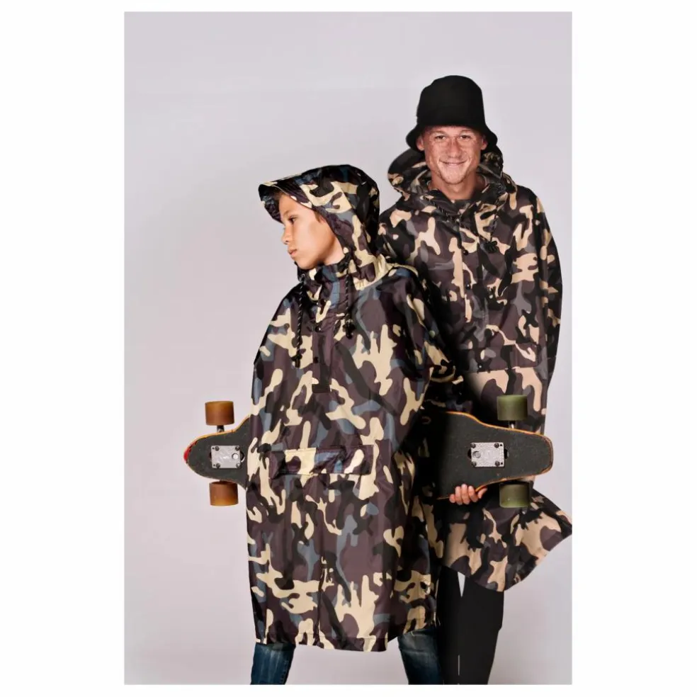 Cape Imperméable Jungle Camo - Collection Enfant | Marron