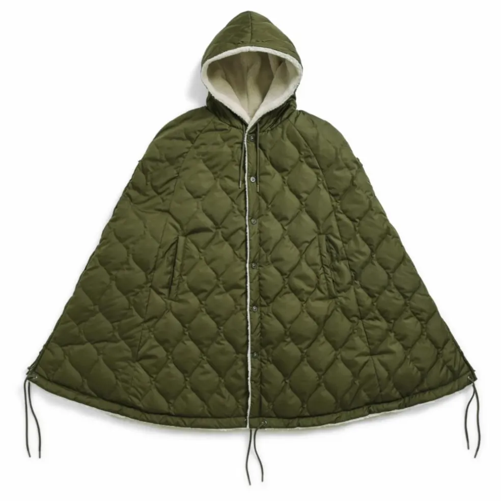 Cape Matelassée Military Unisexe | Vert olive