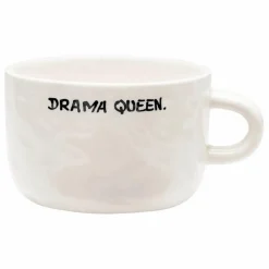 Cappuccino mug Drama Queen | Ecru