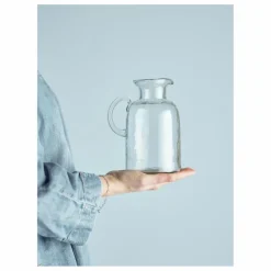 Carafe Asha en verre recyclé | Transparent