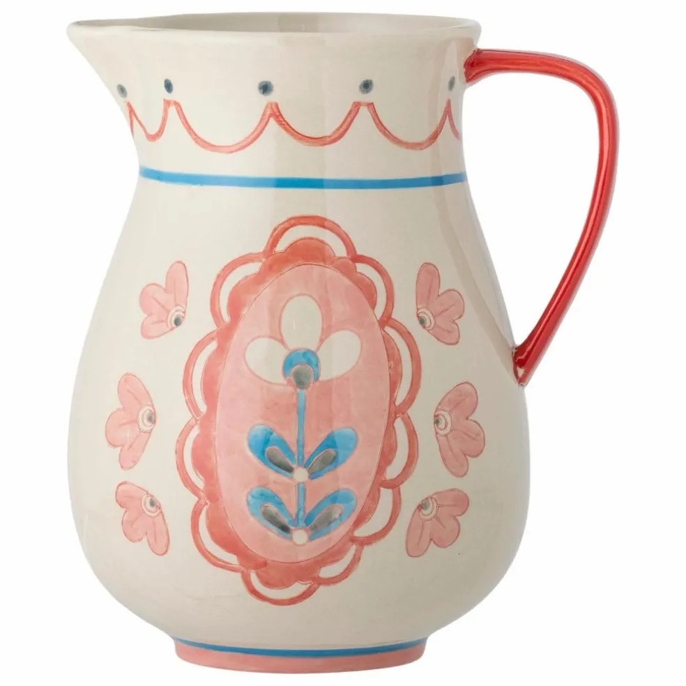 Carafe en grès Odina | Rose poudré