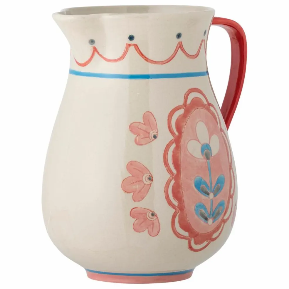 Carafe en grès Odina | Rose poudré
