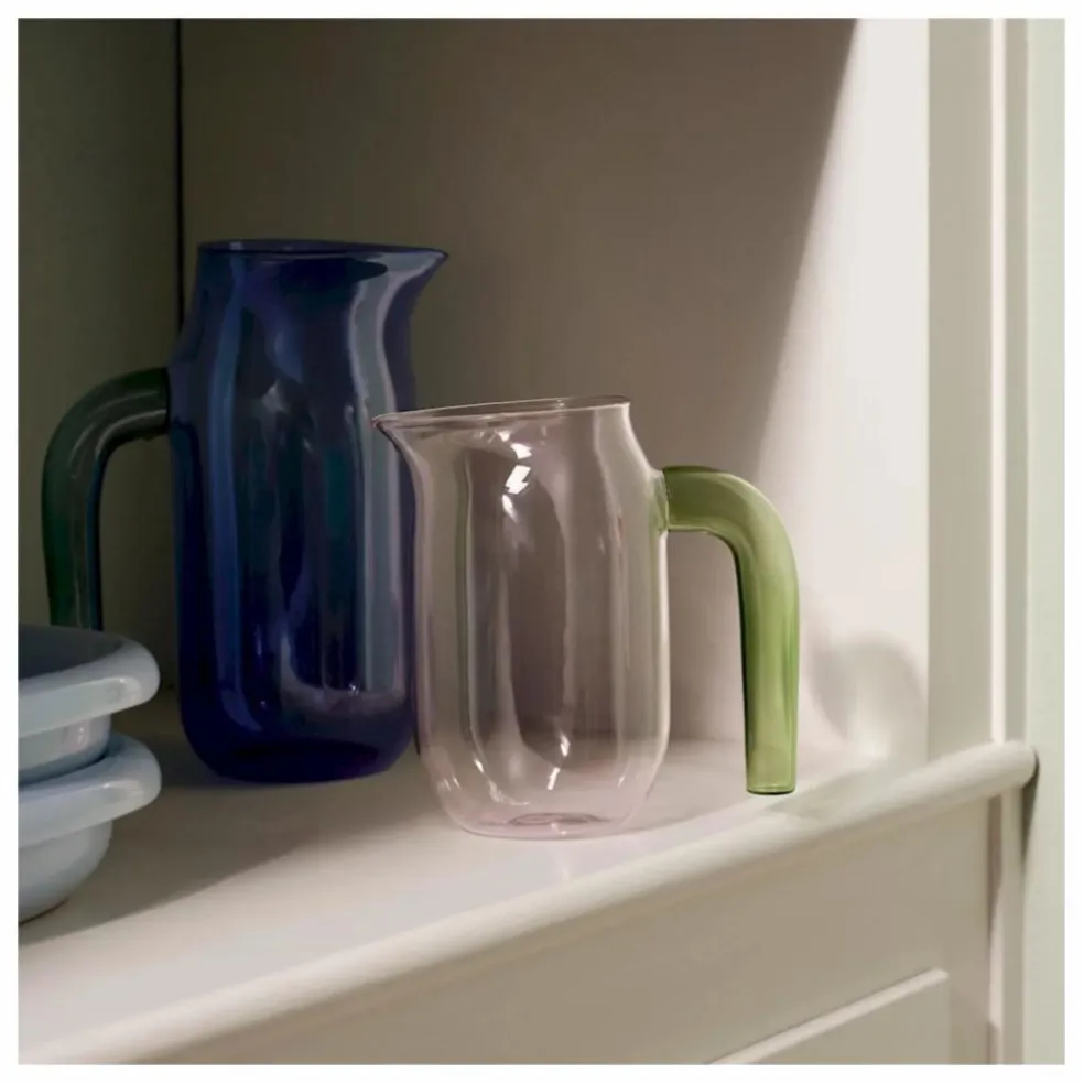 Carafe en verre, Jochen Holz | Bleu