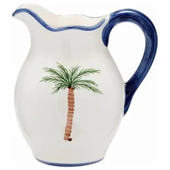 Carafe Palm Tree | Bleu