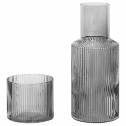 Carafe Ripple Set - 500 ml | Gris