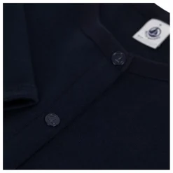 Cardigan Ajusté Coton Bio | Bleu marine