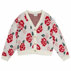Cardigan Alma Fleuri | Ecru
