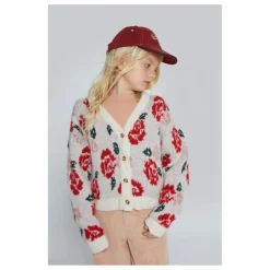 Cardigan Alma Fleuri | Ecru