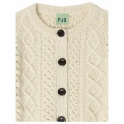 Cardigan Aran Laine de Mérinos | Ecru