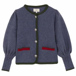 Cardigan Austrian | Bleu gris