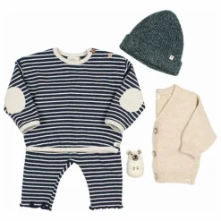 Cardigan Bébé Fibres Recyclées | Beige