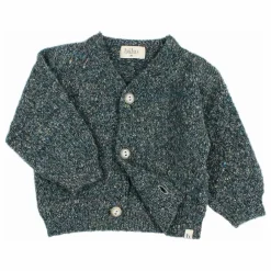 Cardigan Bébé Fibres Recyclées | Vert Cèdre