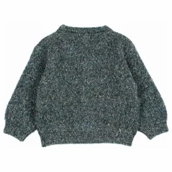 Cardigan Bébé Fibres Recyclées | Vert Cèdre