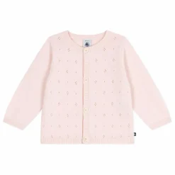 Cardigan Benga Coton Bio | Rose poudré
