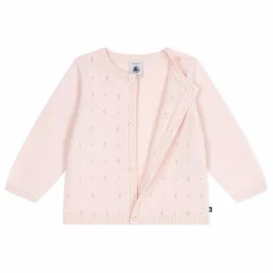 Cardigan Benga Coton Bio | Rose poudré