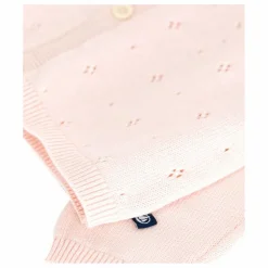 Cardigan Benga Coton Bio | Rose poudré